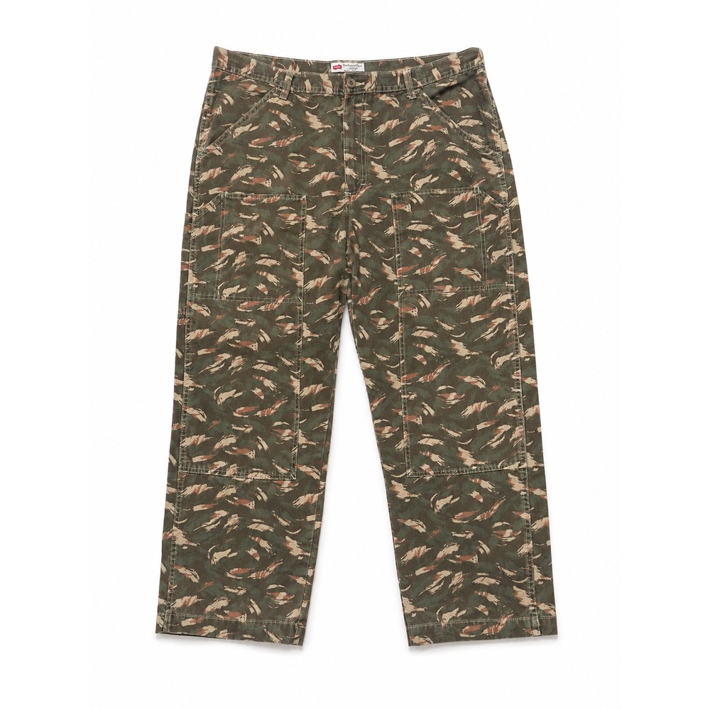 Wrangler Men's Relaxed Straight Utility Carpenter Pants Brushstroke Camo 38x30